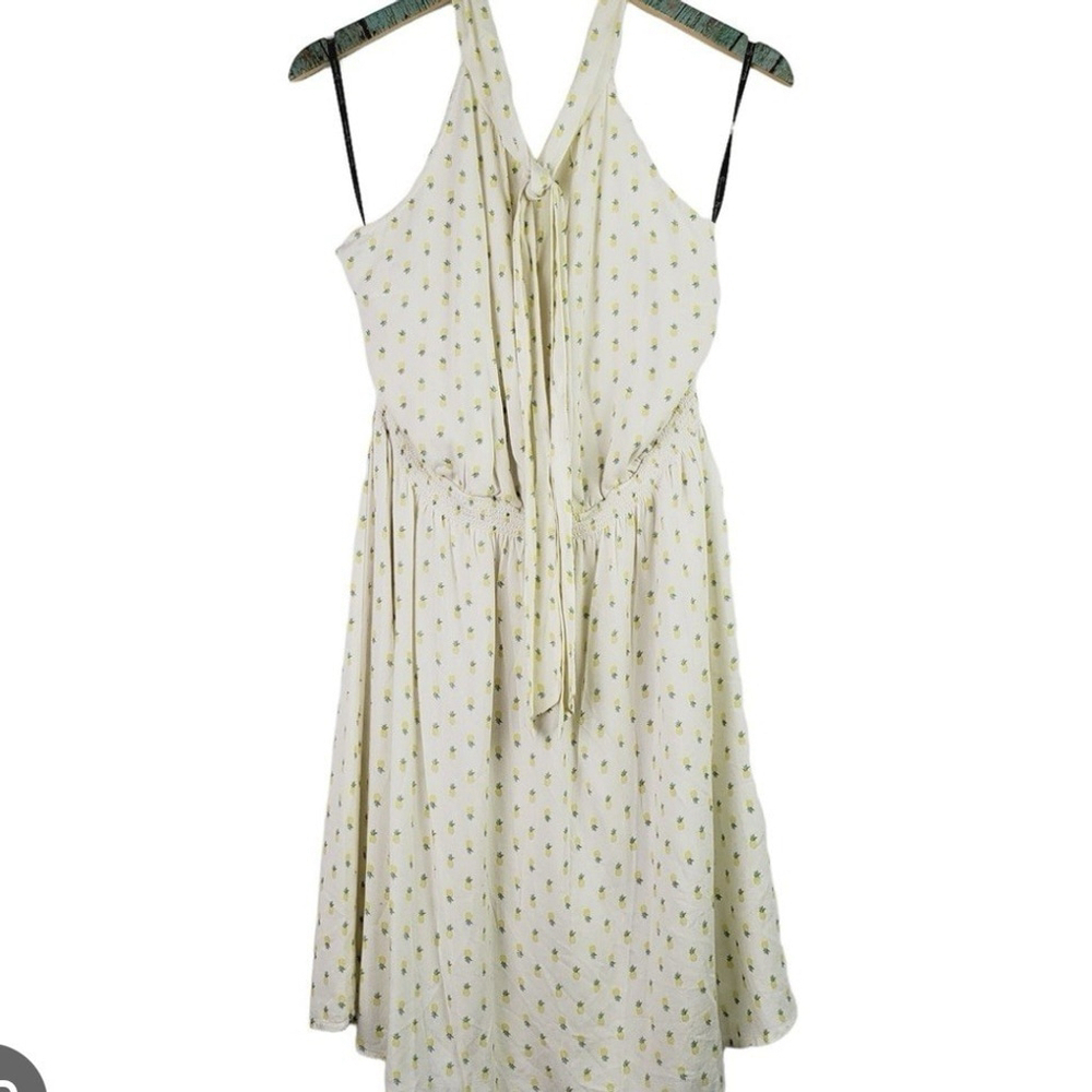 Jessica Simpson Bungalow Pineapple Halter Dress Size Large New With Tags